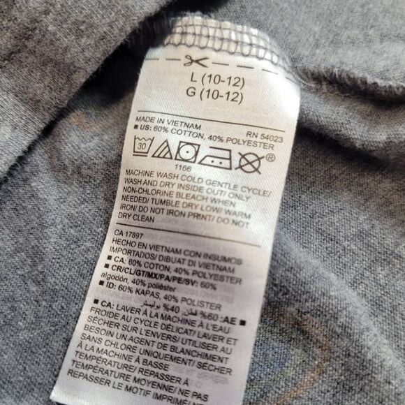 Old Navy rainbow shirt L10/12 - Picture 4 of 4